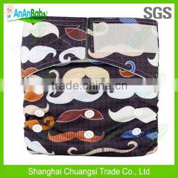 2014 New AnAnBaby Cartoon Character AIO Eco Cloth Diapers With hook and loop fastener Tab                        
                                                Quality Choice