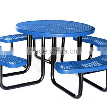 Picnic Table, 46inch, Expanded Picnic table, Round, Blue, Green etc.