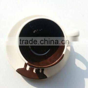 2015 Wholesale customized glazed ceramic coffee cup