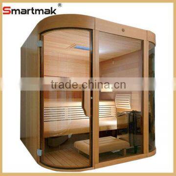 Manufacturer wholesale luxury family sauna cabin finland traditional steam sauna room