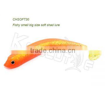 CHSOFT30 drop fishing bass fishing series shad bait soft fishing lure in bright colors