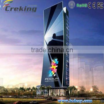 P25mm outdoor full color LED Screen on buildings