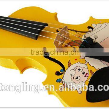 Quality Coloured Cute Violin For Kids With Carton Design TL-YJ1506 photo-2