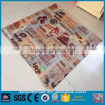 coffee bean design PVC Hotel Non Slip PVC Bath Carpets