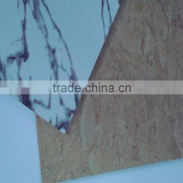 Facade wall cladding composite panels with aluminum skin marble pattern aluminum composite panel wall panel