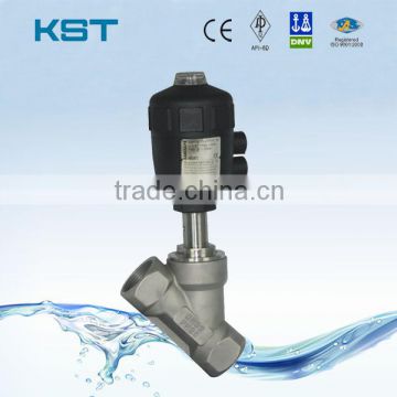 Pneumatic Threaded Angle Seat Valve