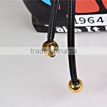 Fashion Custom Printed Logo Leather Elegant Tote Bag Factory photo-3