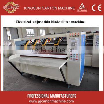 electrical thin blade slitter machine / paperboard slitter cutter machine