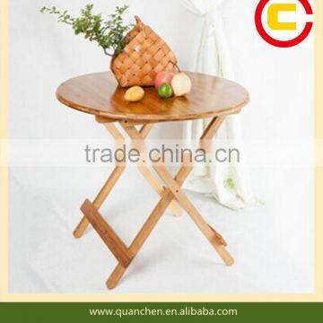 Modern bamboo folding table bamboo round table