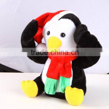 peek-a-boo penguin with scarf