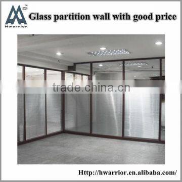 Aluminum frame glass partition with good price