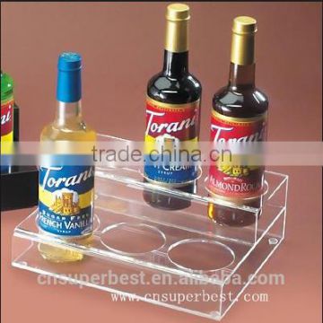 High quality transparent acrylic bottle holder