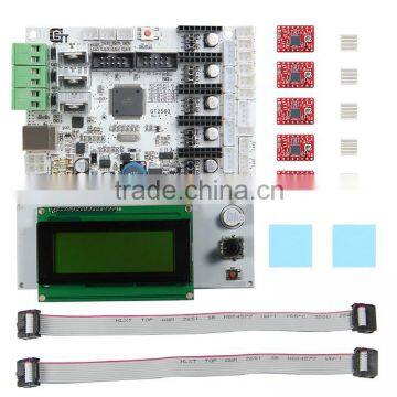 (New & Original) 3D Printer Mainboard Suite GT2560 + A4988 + LCD2004