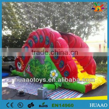 2014 popular sale small inflatable dry slides