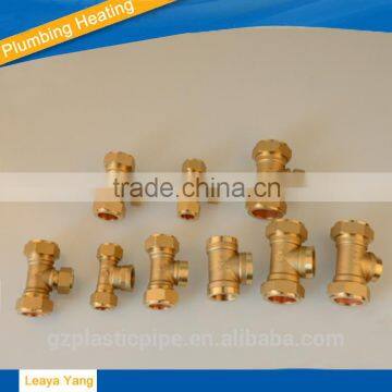 brass fitting for three way thread connector/brass fittings/Brass plumbing fitting,brass pipe fitting tee