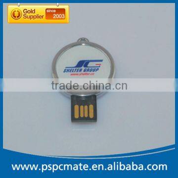 8G 16G round metal pen drive as promotional gift