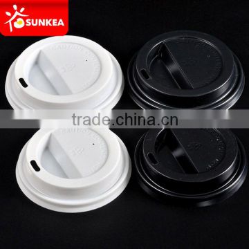 8oz Food grade PS black spout lids