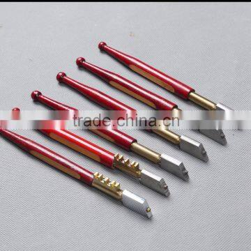 Wood handle diamond tip glass cutter/hand glass cutter for cutting glass