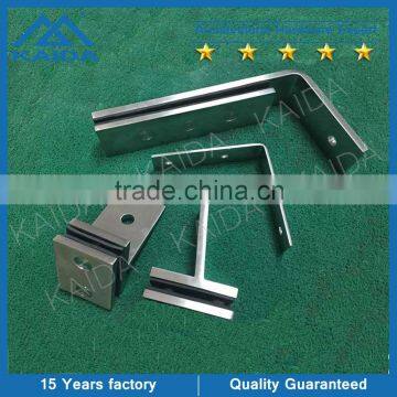 Stainless steel bracket for glass and steel structure