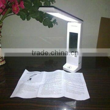 led reading light,led table lamp,with digital calendar clock