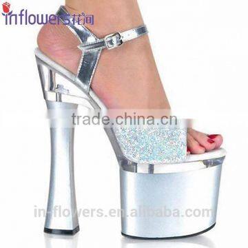 Europe size glitter 35-42 18cm women shoes on high heels sex