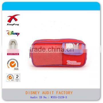 2015 Promotional Zipper Cartoon Pencil Cases