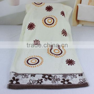 100% cotton elegant bath towel for home textiles