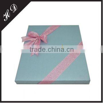 High quality custom gift boxes ribbon boxes