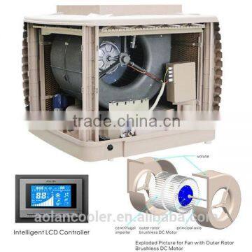 Evaporative cooling Fan Water Lack protect DC Motor LCD Controller AZL18-LX10CZ