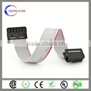 HQ teflon 1.27mm 20 pin 24awg flat ribbon cable