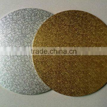 MDF material cake boards silver foil cake boards