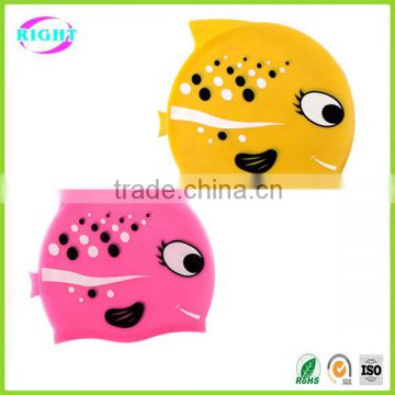 Silicone swimming cap kids/swimming items for kids