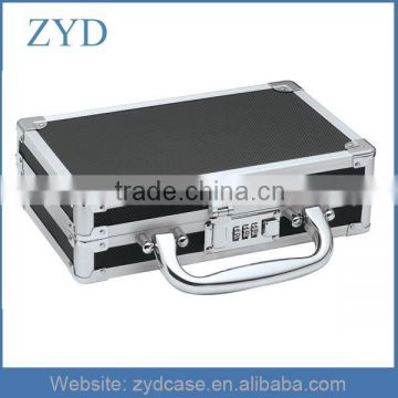 Aluminium Medicine Case w/Combination Lock Black Medical Box with Lock, ZYD-MC002