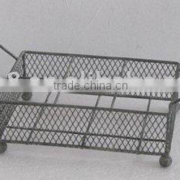 100494F-rectangle metal basket
