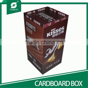 HARD CARDBOARD BOX CHOCOLATE DISPLAY BOX