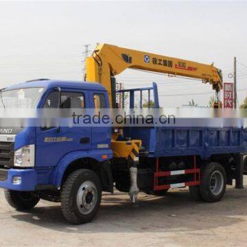 Best foton new truck crane with 4 tons for sale