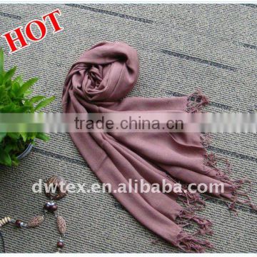 Fashion lady's plain pashmina scarf shawl