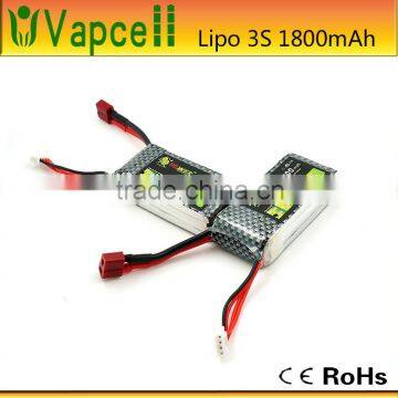 1800mAh 3S 30C 11.1V LIPO PACK BATTERY Helicopter