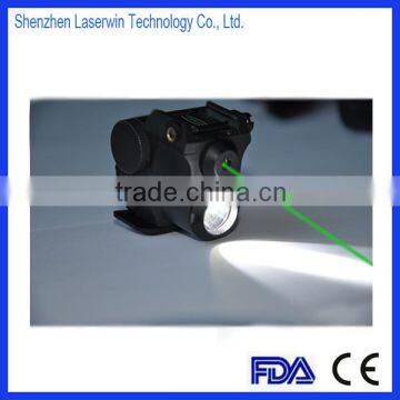 Glock pistol green laser sight for hunting