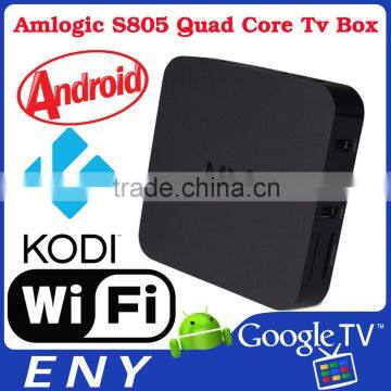 Hot Selling Quad Core Amlogic MXQ tv box S805 Pre-installed KODI MXQ Android TV Box Android 4.4 Cheapest MXQ TV Box:)