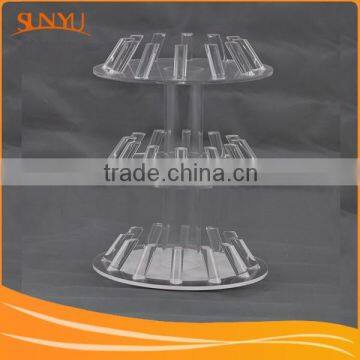 Manufacture Customed Rotating Clear Acrylic Jewelry Earrings Display Stand