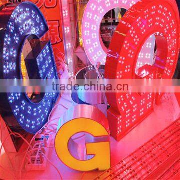 Punching Cheap Led Signs Letters/dimensional letters /punching sign