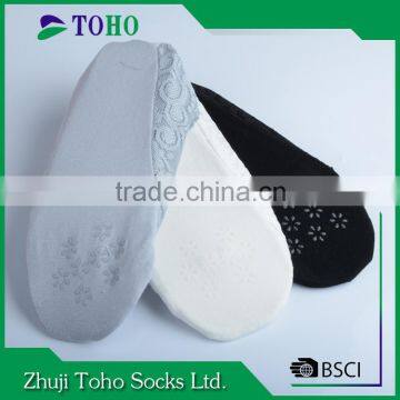 Women Summer Vivid Invisible Lace Boat Socks photo-6