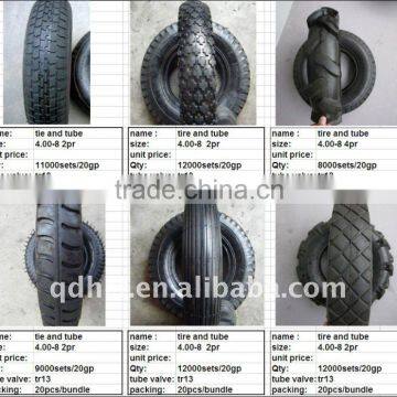 wheelbarrow tyre 400-8 350-8 300-8 3.25-8