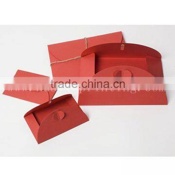 stylish red gift envelope