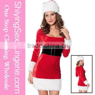 Christmas Season Wholesale 2pcs Mrs Santa Claus Costume Dress