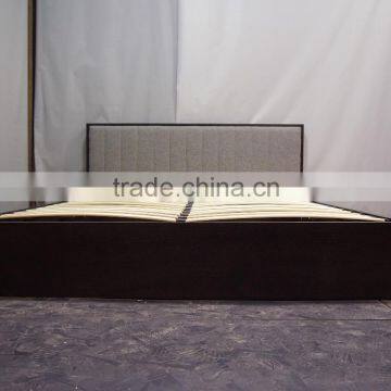 Bedroom set modern design fabric headboard