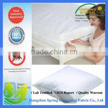 Hypoallergenic Zipper bug proof waterproof mattress encasement
