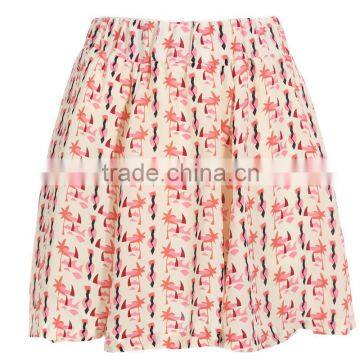 Fashion Casual printed lady skirt