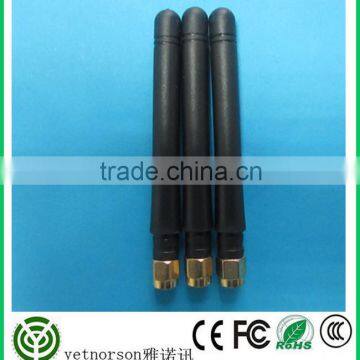 7dBi rubber 900/1800 mhz rubber gsm antenna with SMA male connector